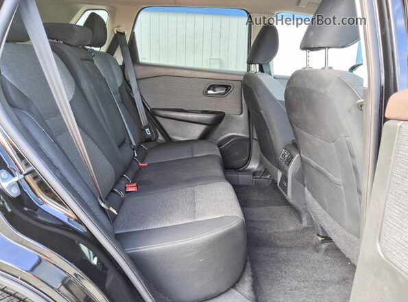 5N1BT3BB5PC827643 2023 NISSAN ROGUE Черный Вид задних сидений