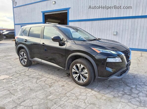 5N1BT3BB5PC827643 2023 NISSAN ROGUE Черный Передняя правая четверть