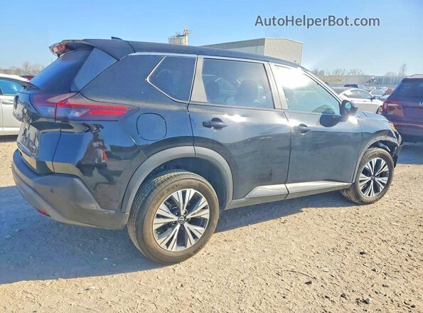 5N1BT3BB5PC889205 2023 NISSAN ROGUE Черный Задняя правая четверть