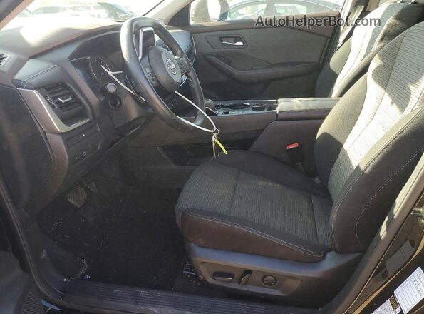5N1BT3BB5PC889205 2023 NISSAN ROGUE Черный Вид салона спереди