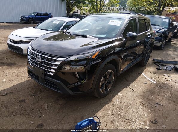 5N1BT3BB5SC768540 2025 NISSAN ROGUE Black წინა მარცხენა ხედი სამი მეოთხედიდან