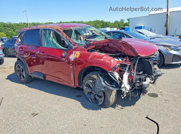 5N1BT3BB5SC779280 2025 NISSAN ROGUE Burgundy Delantero derecho