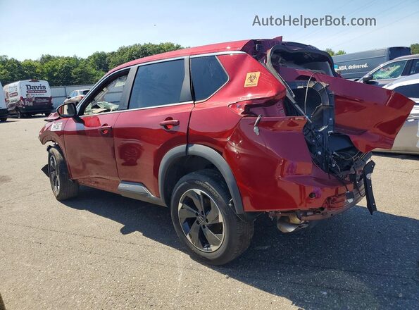 5N1BT3BB5SC779280 2025 NISSAN ROGUE Burgundy Trasero izquierdo