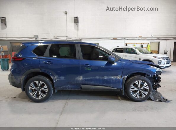 5N1BT3BB6PC887060 2023 NISSAN ROGUE Blue Widok wnętrza 360 stopni