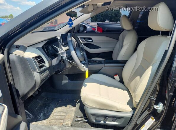 5N1BT3BB6PC890637 2023 NISSAN ROGUE Black Vista interior delantera