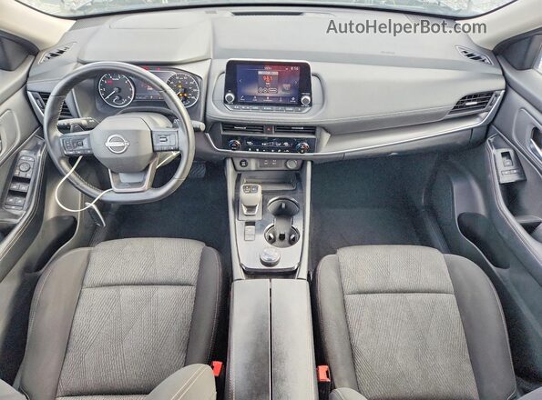 5N1BT3BB6SC780907 2025 NISSAN ROGUE Gray Dashboard view