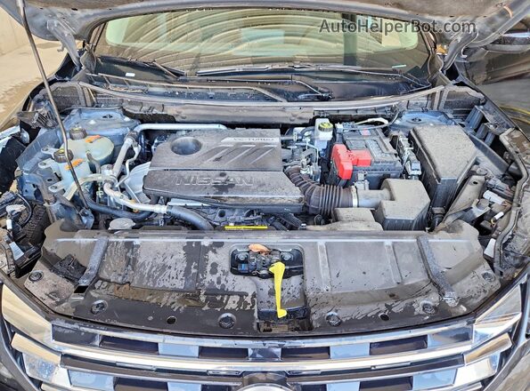 5N1BT3BB6SC814652 2025 NISSAN ROGUE Black Vista del compartimento del motor