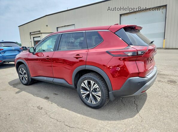 5N1BT3BB8PC677897 2023 NISSAN ROGUE Красный Задняя левая четверть