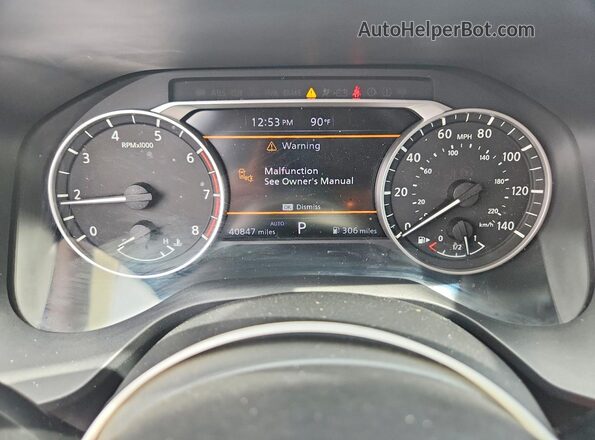 5N1BT3BB8PC677897 2023 NISSAN ROGUE Красный Вид щитка приборов