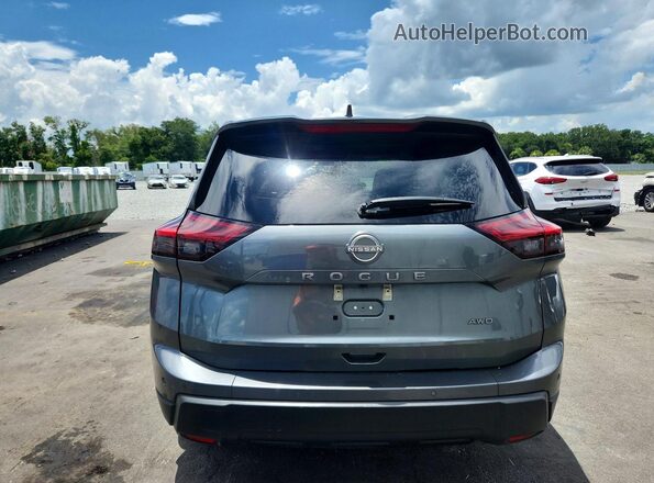 5N1BT3BB8SC764787 2025 NISSAN ROGUE Серый Вид сзади