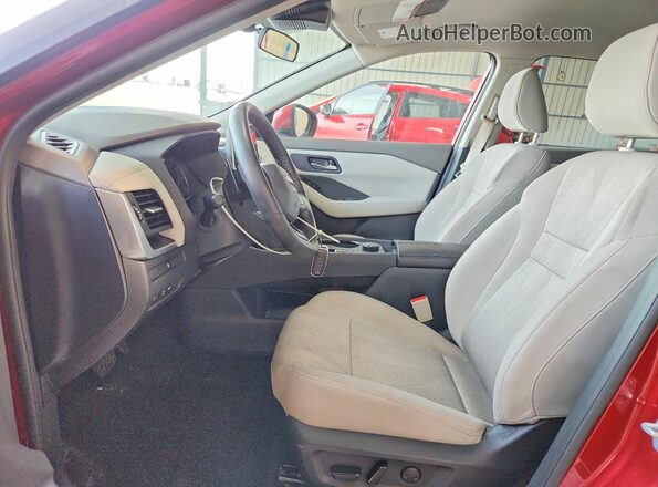 5N1BT3BB8SC773859 2025 NISSAN ROGUE Red Вид салону спереду