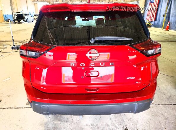 5N1BT3BB8SC792492 2025 NISSAN ROGUE Red Widok z tyłu