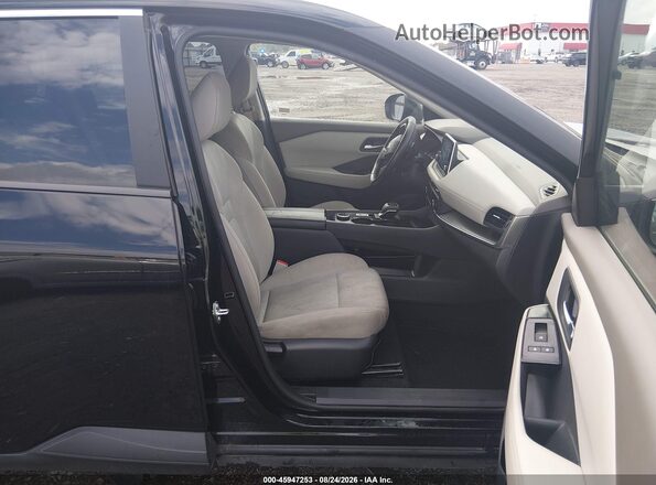 5N1BT3BB8SC801756 2025 NISSAN ROGUE Черный Вид салона спереди