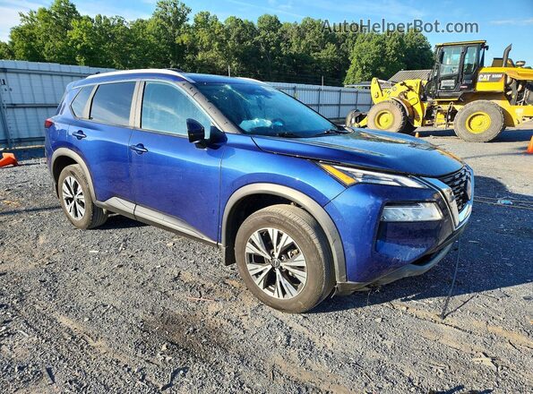 5N1BT3BB9PC739873 2023 NISSAN ROGUE Blue Front right