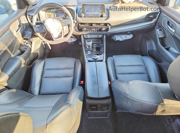 5N1BT3BB9PC739873 2023 NISSAN ROGUE Blue Dashboard view