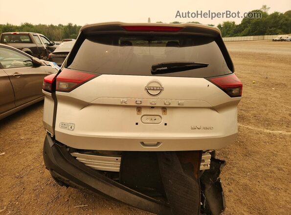 5N1BT3BB9PC803457 2023 NISSAN ROGUE Silver Widok z tyłu
