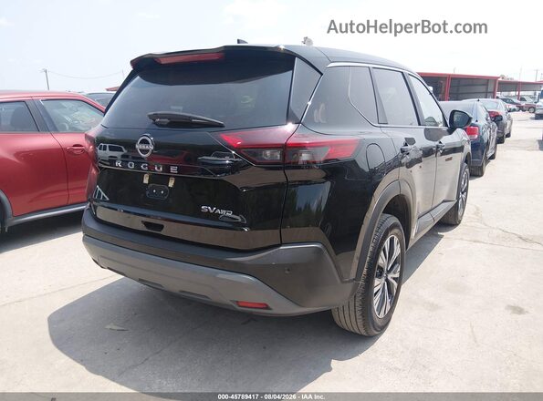 5N1BT3BB9PC851413 2023 NISSAN ROGUE Черный Задняя правая четверть