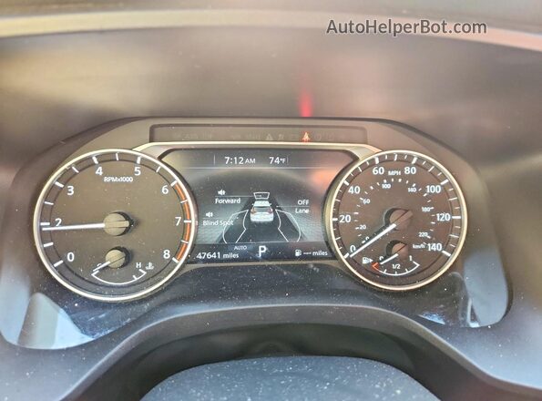 5N1BT3BB9SC814922 2025 NISSAN ROGUE Black ხელსაწყოთა პანელის ხედი