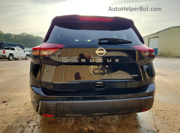 5N1BT3BB9SC814922 2025 NISSAN ROGUE Black უკანა ხედი