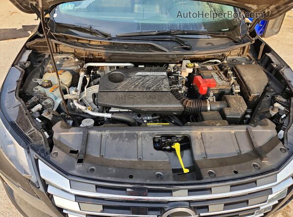 5N1BT3BB9SC814922 2025 NISSAN ROGUE Black ძრავის განყოფილების ხედი