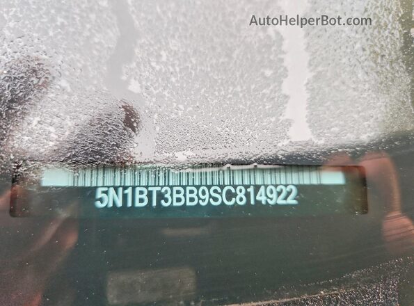 5N1BT3BB9SC814922 2025 NISSAN ROGUE Black VIN კოდის სტიკერის ხედი
