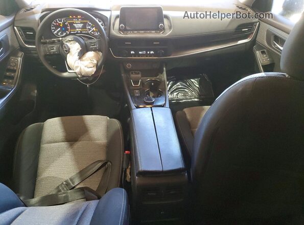 5N1BT3BBXPC843174 2023 NISSAN ROGUE Blue Widok deski rozdzielczej
