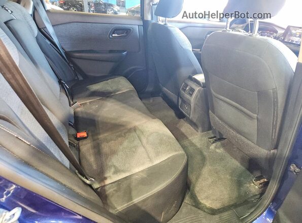 5N1BT3BBXPC847063 2023 NISSAN ROGUE Blue უკანა სალონის ხედი