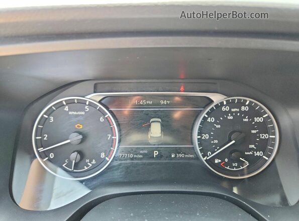 5N1BT3BBXSC769036 2025 NISSAN ROGUE White ხელსაწყოთა პანელის ხედი