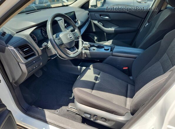 5N1BT3BBXSC769036 2025 NISSAN ROGUE White წინა სალონის ხედი