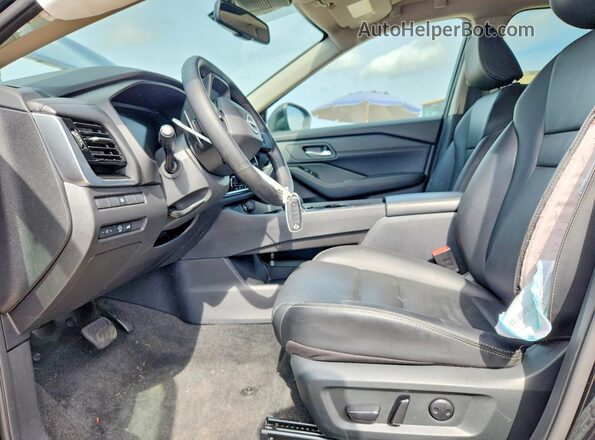 5N1BT3CA3TC736371 2026 NISSAN ROGUE Black Widok wnętrza z przodu