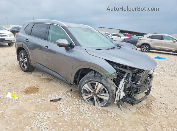 5N1BT3CA4RC717384 2024 NISSAN ROGUE Gray Delantero derecho
