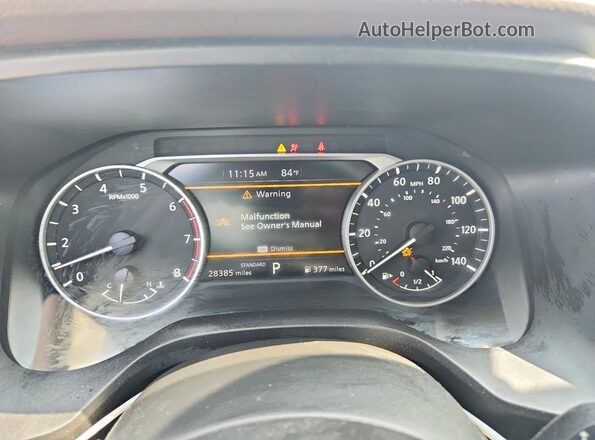 5N1BT3CA5PC853309 2023 NISSAN ROGUE Gray Вид щитка приладів