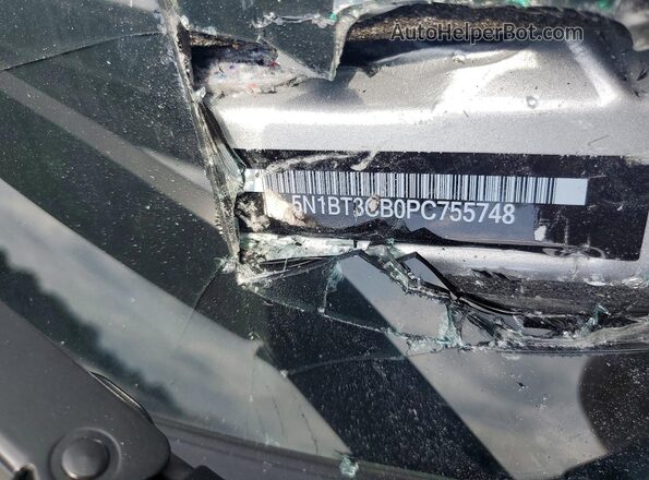 5N1BT3CB0PC755748 2023 NISSAN ROGUE Серый Вид наклейки с VIN-кодом