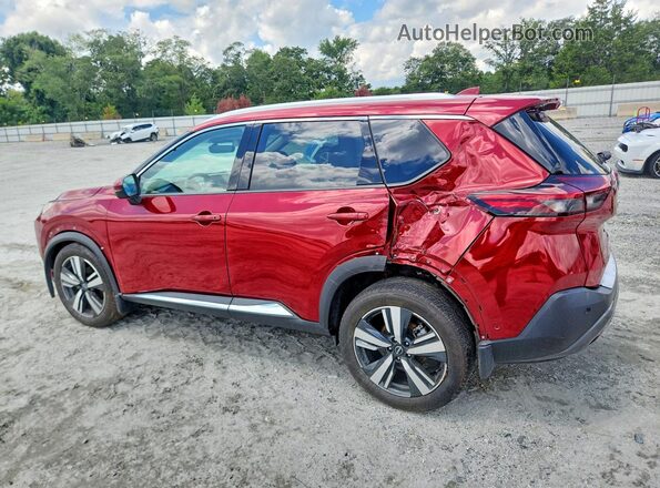 5N1BT3CB1PC762479 2023 NISSAN ROGUE Красный Задняя левая четверть