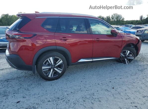5N1BT3CB1PC762479 2023 NISSAN ROGUE Красный Задняя правая четверть