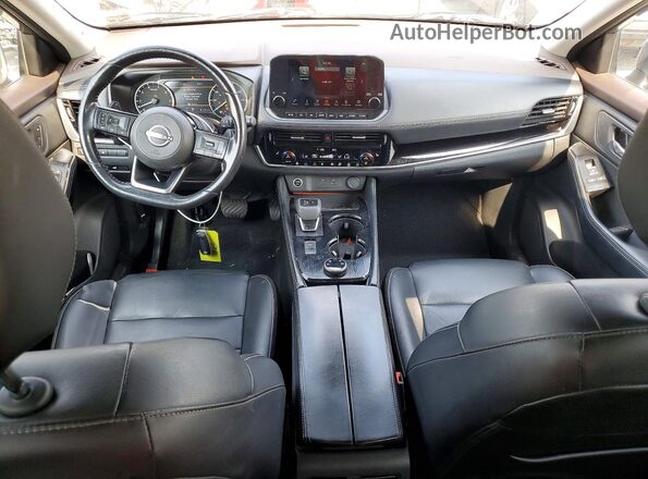5N1BT3CB1PC798267 2023 NISSAN ROGUE Gray Вид панелі приладів