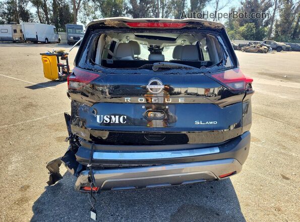 5N1BT3CB2PC761809 2023 NISSAN ROGUE Black უკანა ხედი