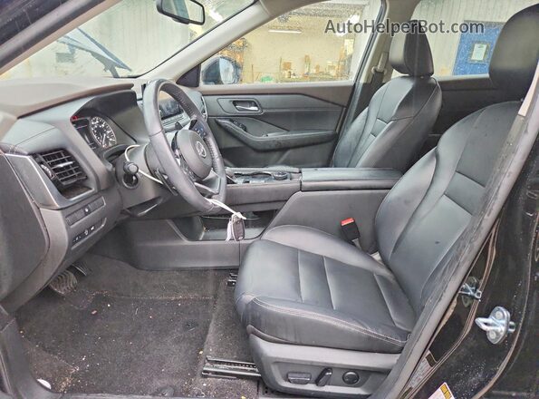 5N1BT3CB2PC812788 2023 NISSAN ROGUE Black Front interior view