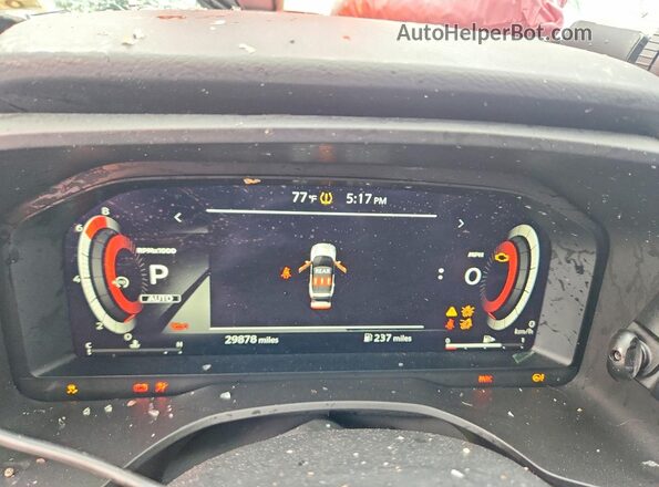 5N1BT3CB2RC730675 2024 NISSAN ROGUE Black Вид щитка приладів