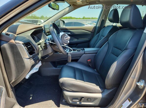 5N1BT3CB3PC839126 2023 NISSAN ROGUE Gray წინა სალონის ხედი