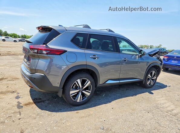 5N1BT3CB3PC839126 2023 NISSAN ROGUE Gray უკანა მარჯვენა