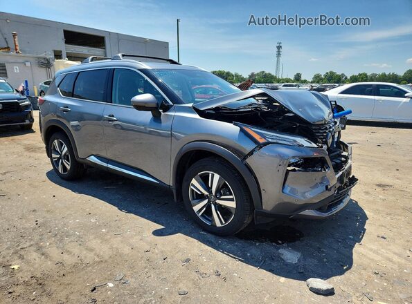 5N1BT3CB3PC839126 2023 NISSAN ROGUE Gray წინა მარჯვენა