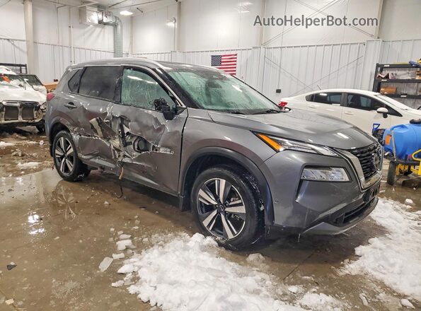 5N1BT3CB5PC762856 2023 NISSAN ROGUE Угольный Передняя правая четверть