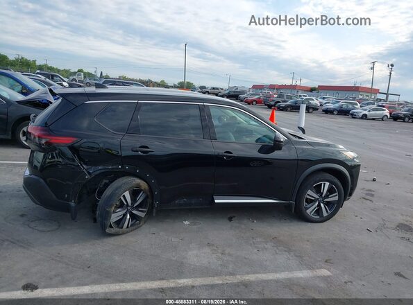 5N1BT3CB5PC765949 2023 NISSAN ROGUE Black Widok wnętrza z tyłu