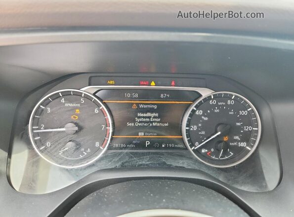 5N1BT3CB5PC853187 2023 NISSAN ROGUE White Widok zestawu wskaźników