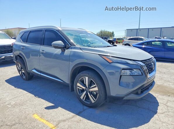 5N1BT3CB6PC949281 2023 NISSAN ROGUE Gray Delantero derecho
