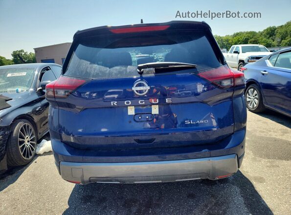 5N1BT3CB6TC777523 2026 NISSAN ROGUE Blue უკანა ხედი