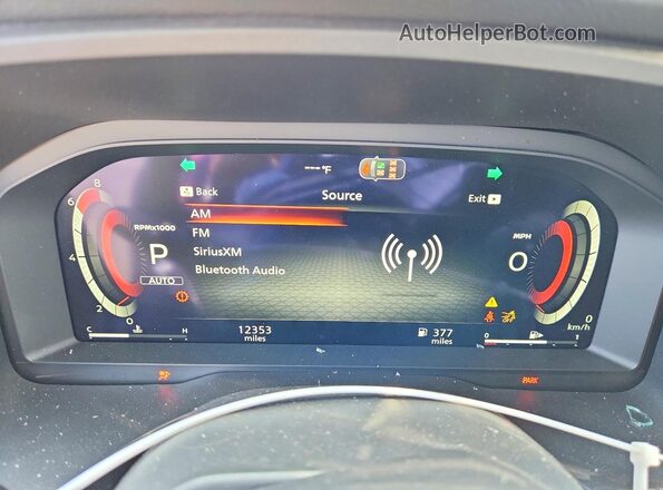 5N1BT3CB6TC777523 2026 NISSAN ROGUE Blue ხელსაწყოთა პანელის ხედი