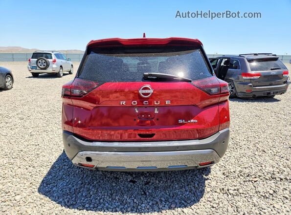 5N1BT3CB7PC687075 2023 NISSAN ROGUE Maroon უკანა ხედი