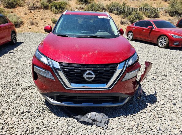 5N1BT3CB7PC687075 2023 NISSAN ROGUE Maroon წინა ხედი